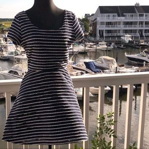 Striped Day Dress Medium